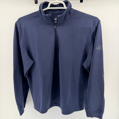 The North Face Quarter Zip Pullover Navy Blue Athletic Performance XL Mens
