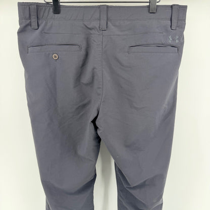 Under Armour Match Play Golf Pants Straight Leg Performance Stretch 38x32 Black