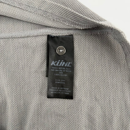 Kuhl Response Polo Shirt Mens XL Gray Short Sleeve Performance Hiking Outdoor