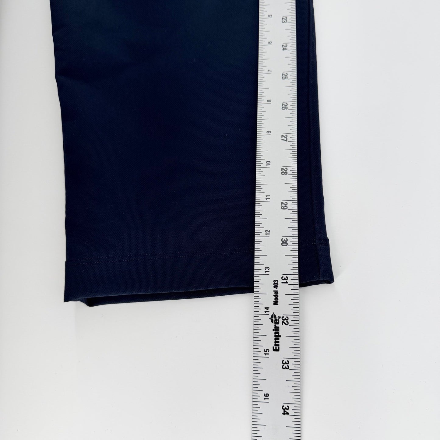 Lululemon New Venture Trouser Slim Fit Pique Tech Pants 38W Navy Blue Athleisure
