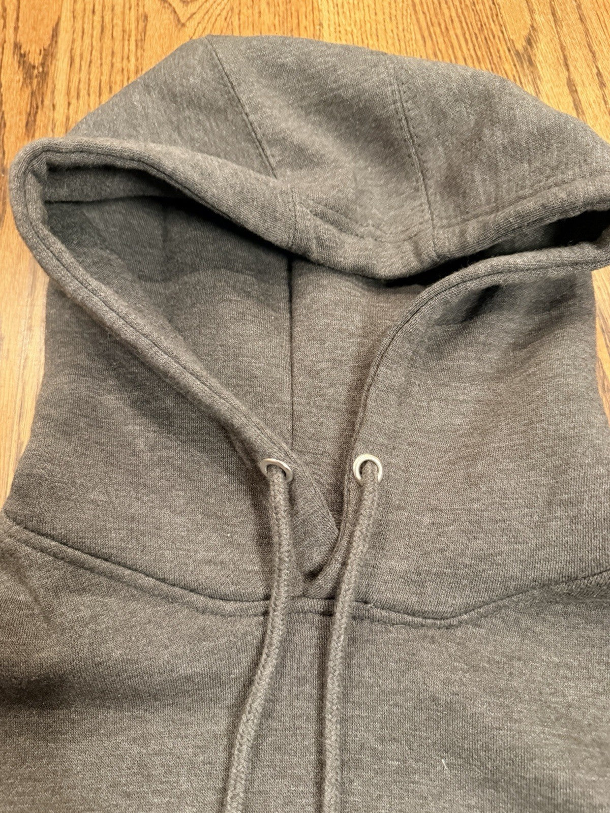 Billabong Youth L (adult s) Pullover Hoodie Sweatshirt Grey/peach Cotton