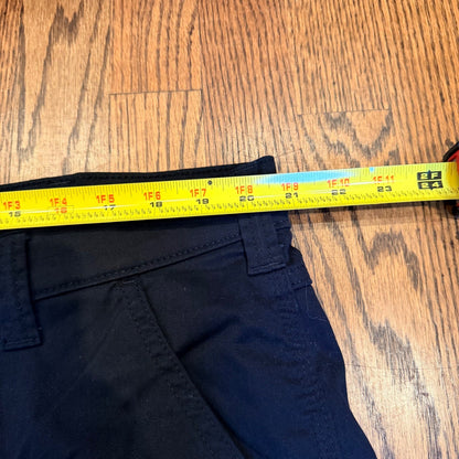 Lee Workwear Carpenter Pants Utility Pockets 42x32 Black Baggy Workwear