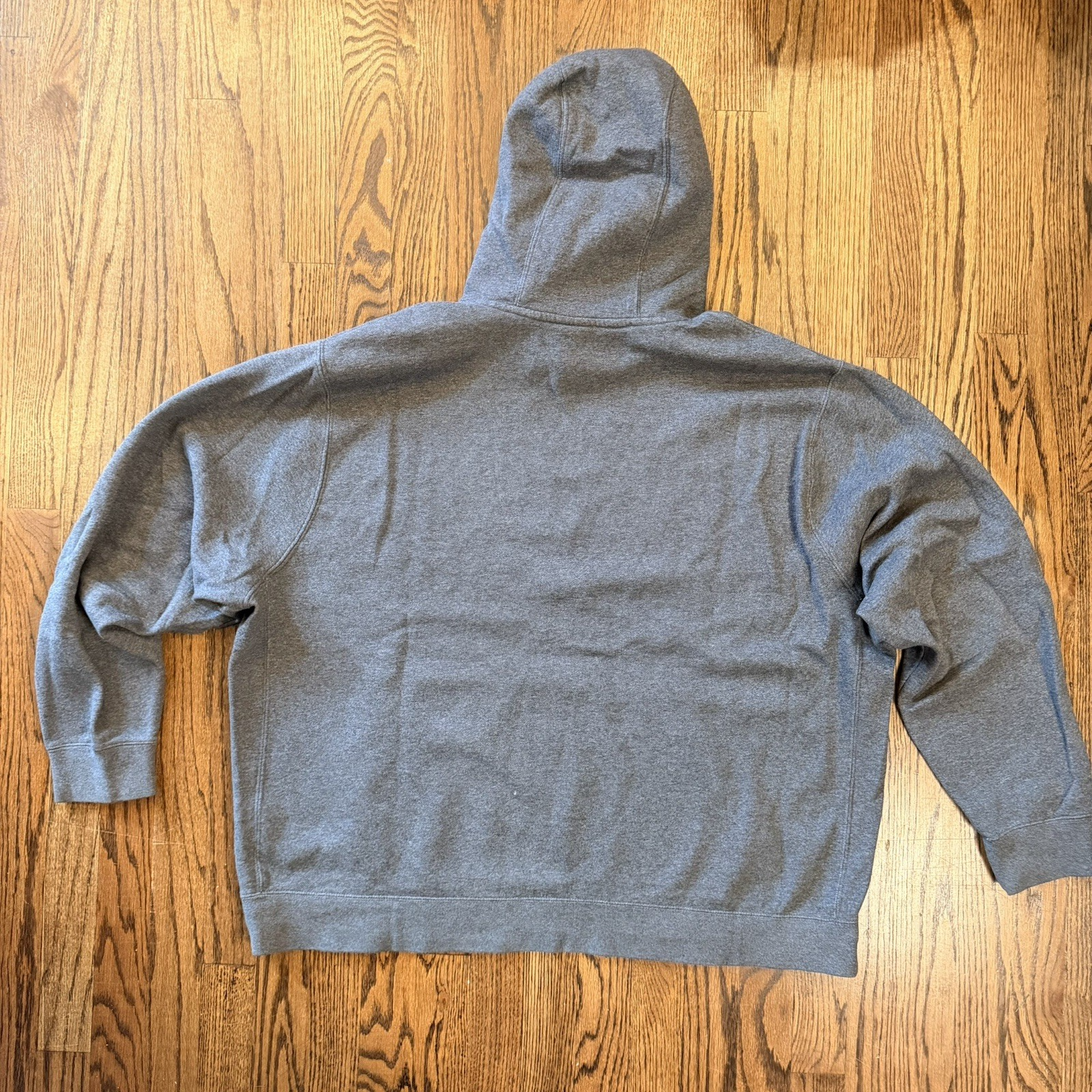 Nike Men's Club Charcoal Heather Fleece Pullover Hoodie BV2654-071 Size XXL