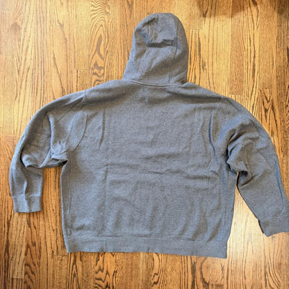 Nike Men's Club Charcoal Heather Fleece Pullover Hoodie BV2654-071 Size XXL