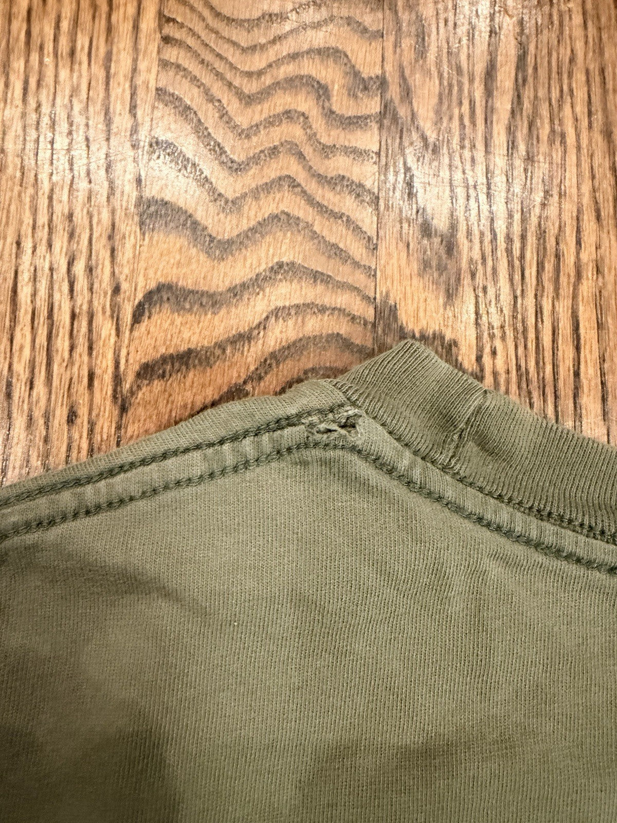 Vintage Harley Davidson Seattle Shirt 2XL Military Green Distressed