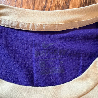 Nike Washington Huskies Dri-FIT Long Sleeve Training Shirt XL Gold Purple