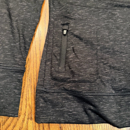 Kyodan Outdoor Cowl Neck Space Dye Pullover Thumbhole Pockets Size M Gray
