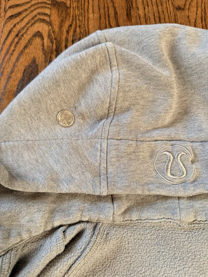 Lululemon Gray Full Zip Hoodie Women’s Size 6 Athletic Jacket