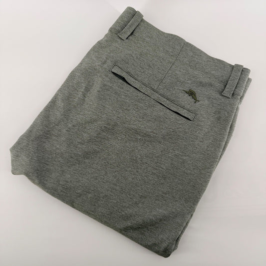Tommy Bahama Boracay Performance Pants Green Heather Stretch Travel 38x29