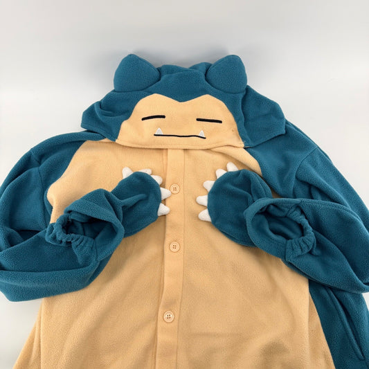 SAZAC Snorlax Kigurumi Pokemon Cosplay Costume Unisex OS Teal Beige