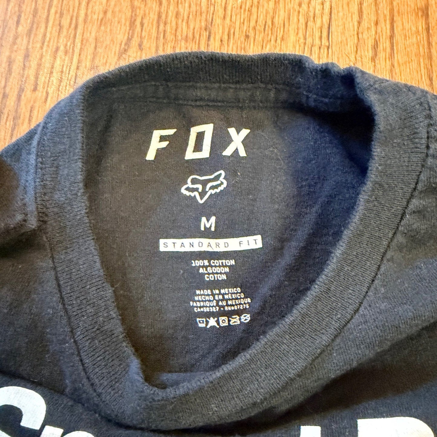 Fox Racing Speed Div. Long Sleeve Graphic T-Shirt Size M Black MX74 Motocross