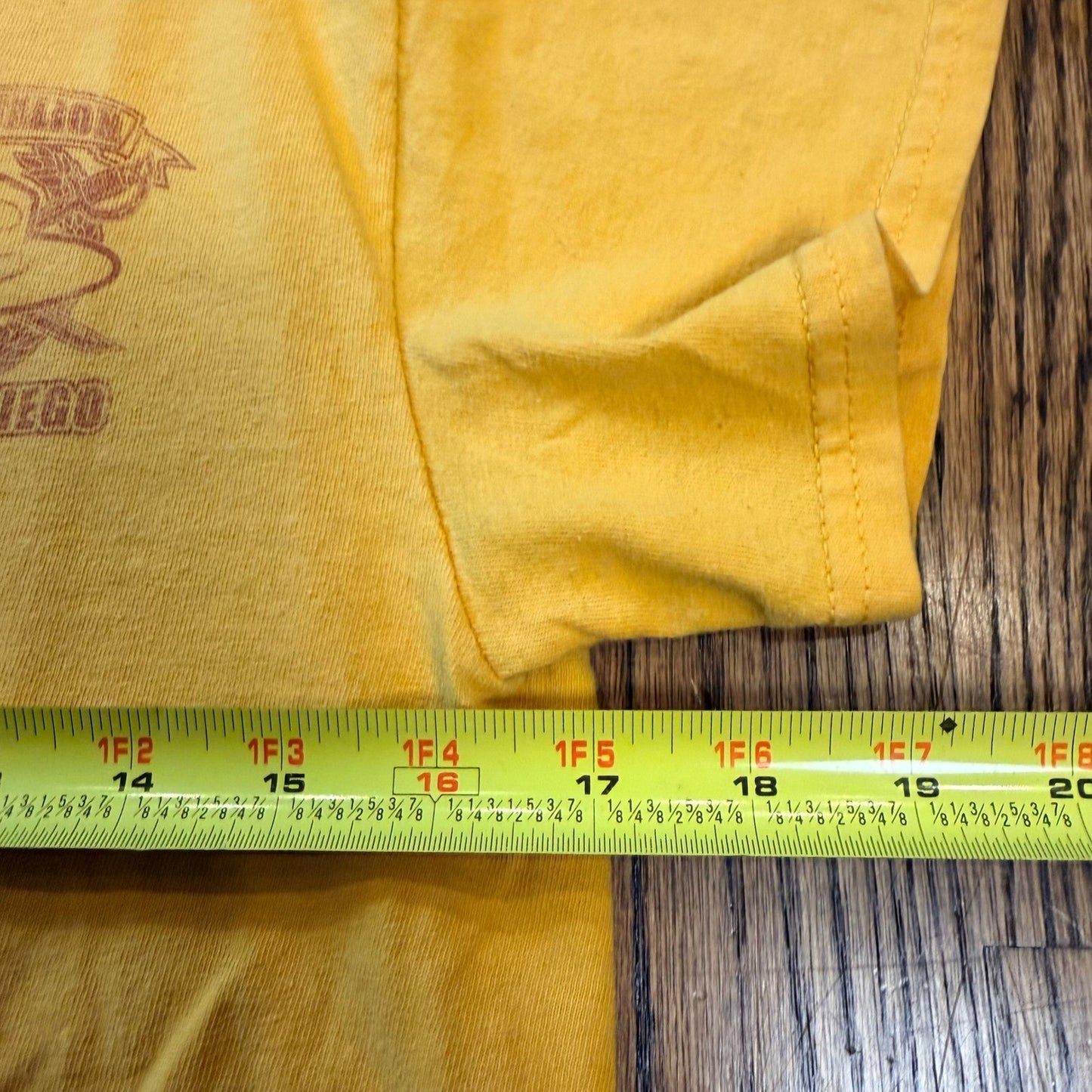 Frontline USMC 2nd Battalion Fox Company MCRD San Diego Shirt Small Yellow