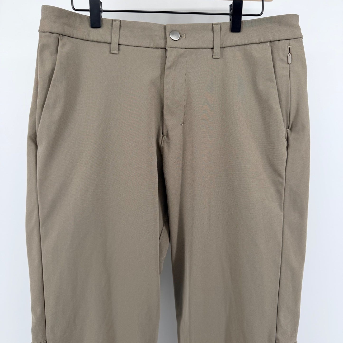 Lululemon Commission Slim Fit Pant Warpstreme Chino Golf 33x30 Artifact Khaki