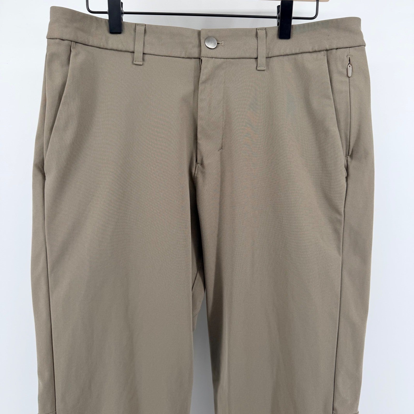 Lululemon Commission Slim Fit Pant Warpstreme Chino Golf 33x30 Artifact Khaki
