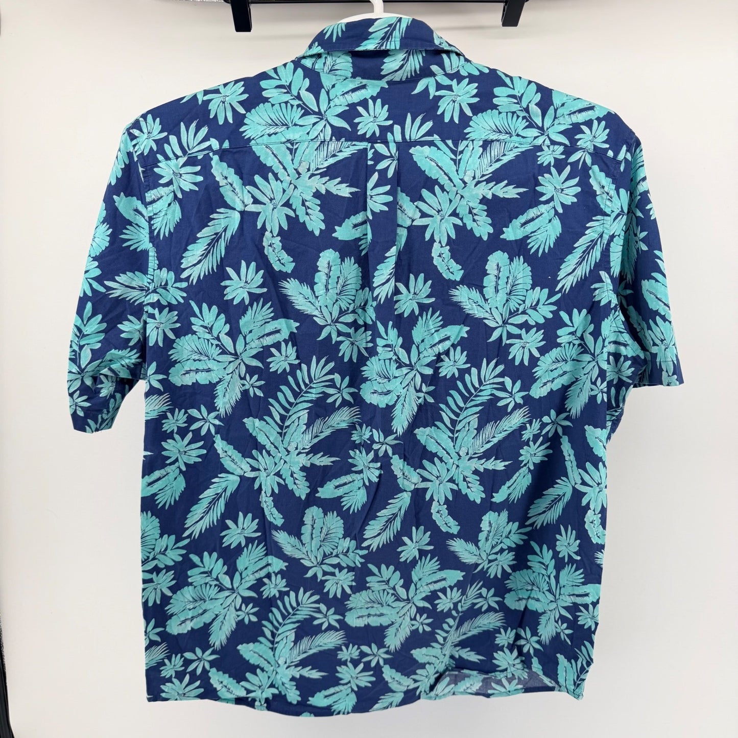 Vineyard Vines Slim Fit Murray Shirt Tropical Floral SS Button Down XL Blue Teal
