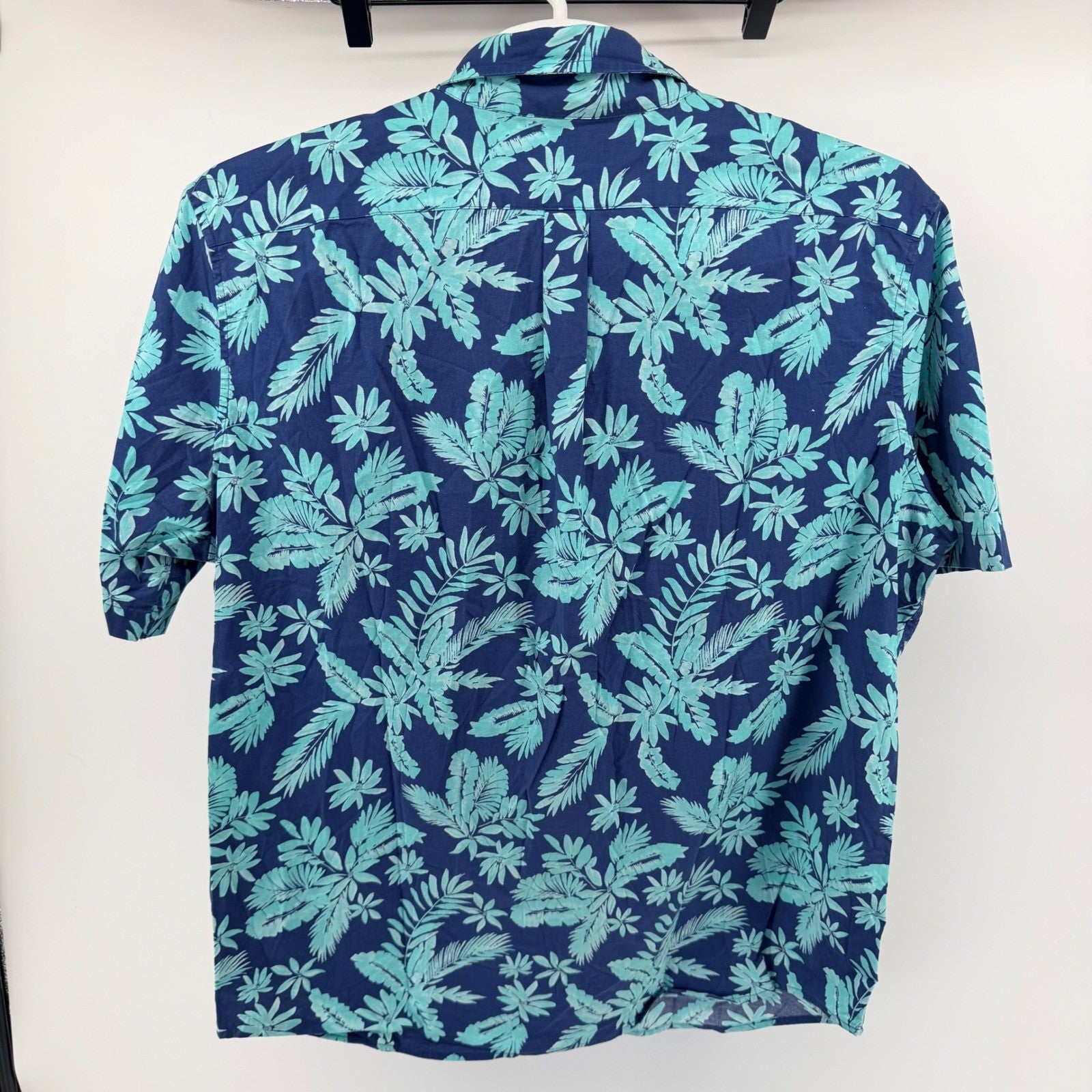 Vineyard Vines Slim Fit Murray Shirt Tropical Floral SS Button Down XL Blue Teal
