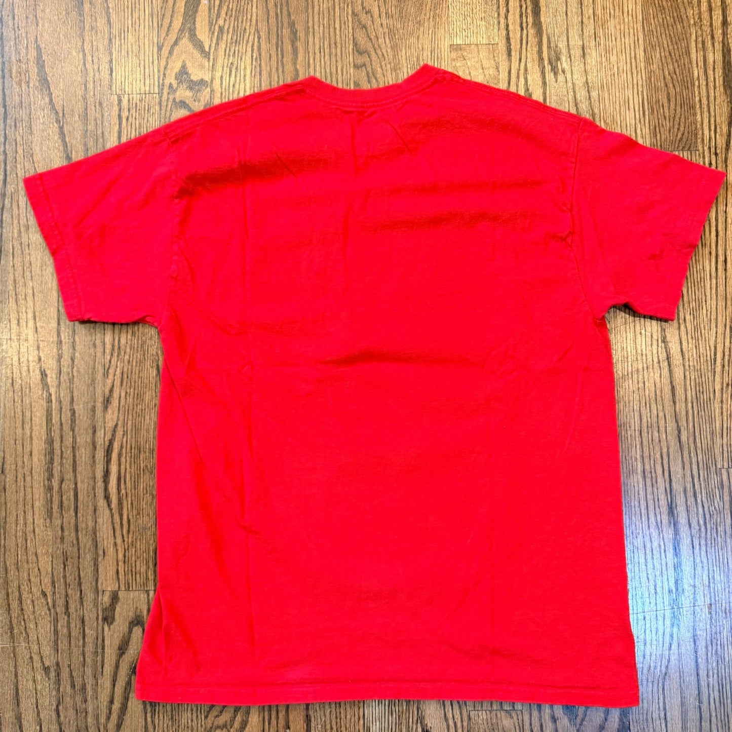 Threadless Tyler Deberry Oni Demon Katana Graphic T-Shirt Large Red