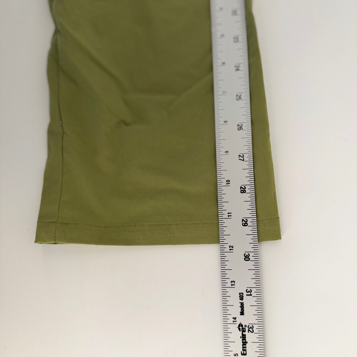 Patagonia Quandary Hiking Pants 40+ UPF Slim Straight 30x30 Bud Green
