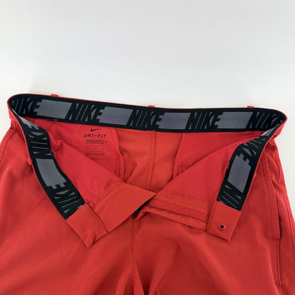 Nike Dri-FIT Hybrid Golf Short Red Performance Standard Fit 34 Preppy AJ5495-609