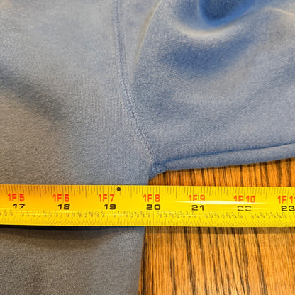 Hollister Must-Have Collection Fleece Hoodie Embroidered Logo XS Blue