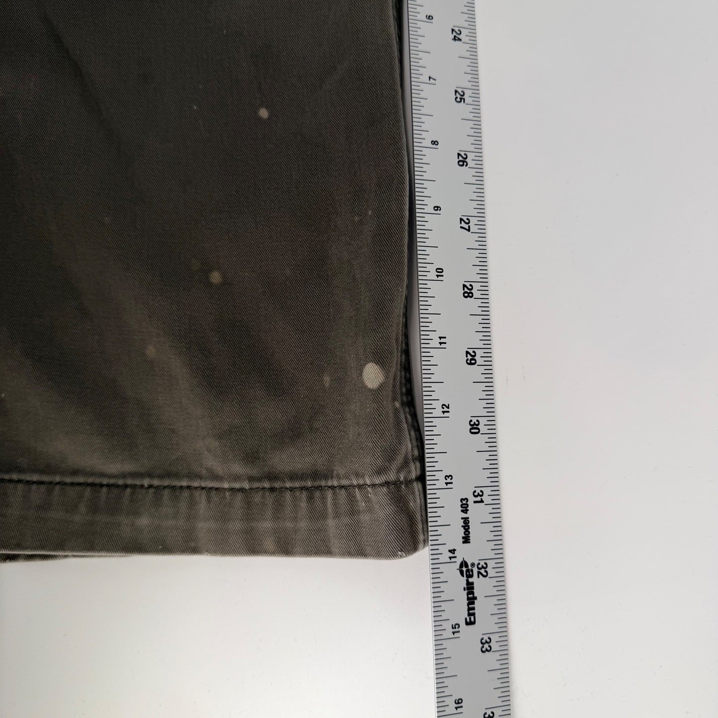 Carhartt Loose Fit Carpenter Pants Canvas Utility Workwear 38x31 Faded Green