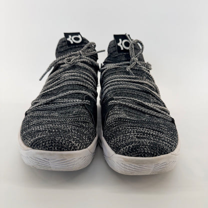 Nike Zoom KD 10 Oreo Basketball Shoes Flyknit Kevin Durant Black White Mens