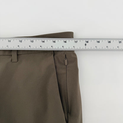 Lululemon Commission Slim Fit Pant Warpstreme Chino Golf 33x30 Artifact Khaki