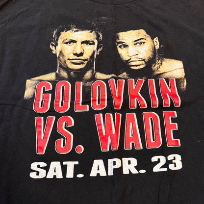 Gennady Golovkin GGG vs Wade Boxing Graphic T-Shirt XL Black 2016 Fight Night