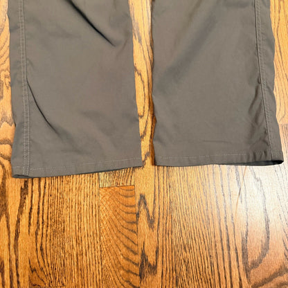 Wrangler Pants Men's 38x31 Green Flex Waist Cargo Hiking Straight 10NW788NB
