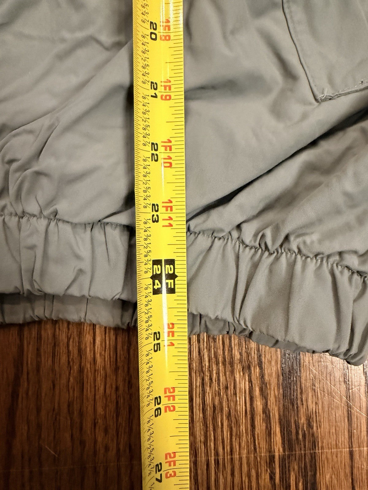 Vtg Army Full Zip Windbreaker Jacket Coat Mens Size XL Gray Nylon