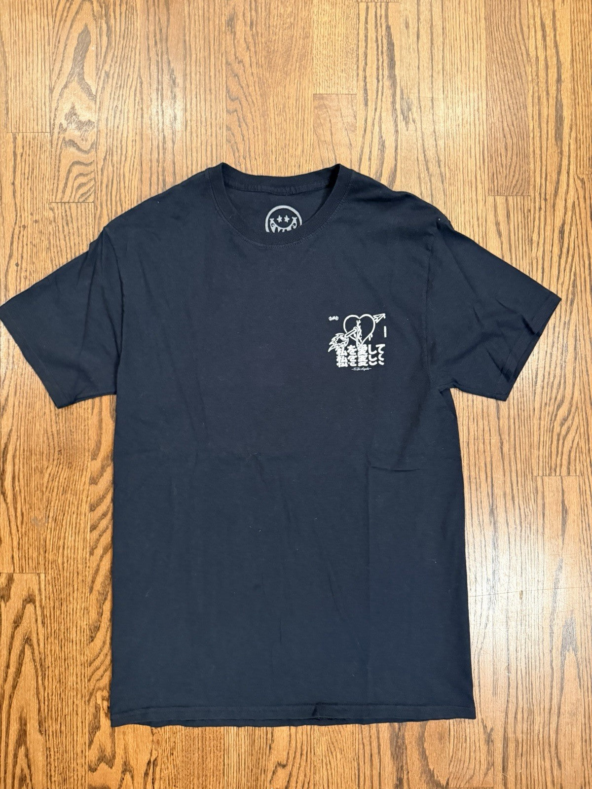 CVLA Love Me LA Puff Paint Graphic T Shirt Black Men’s Medium Streetwear