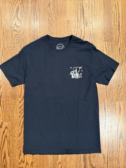 CVLA Love Me LA Puff Paint Graphic T Shirt Black Men’s Medium Streetwear