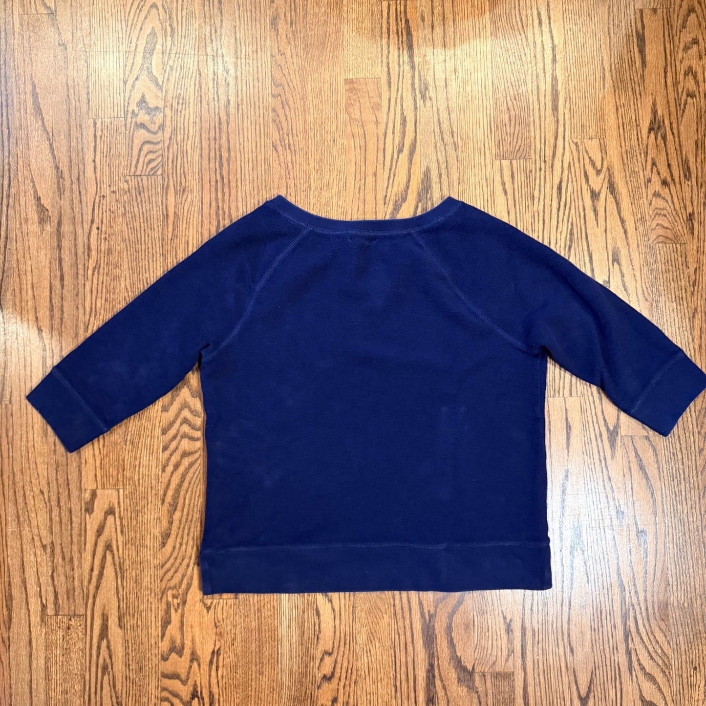 Lauren Jeans Co Ralph Lauren Shoulder Zip Sweatshirt L Navy Blue