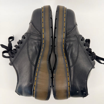 Dr. Martens Platform Oxford Leather Chunky Wedge Shoes 8M 9W Black