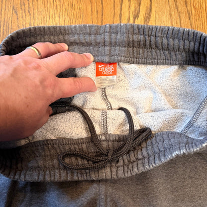 Nike Athletic Dept Fleece Sweatpants Straight Leg XL Gray Drawstring Pockets