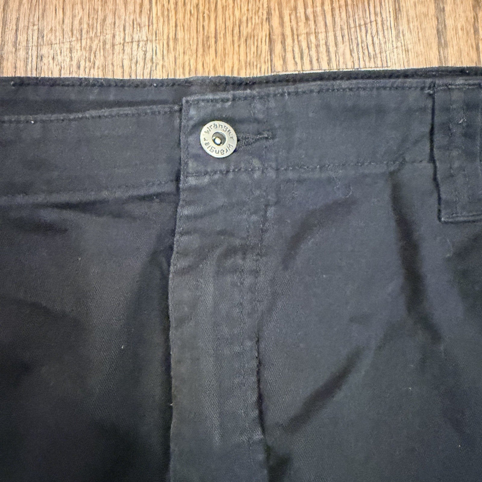 Wrangler Men's Stretch Taper Leg Regular Fit Cargo Pant Blackk 38x32