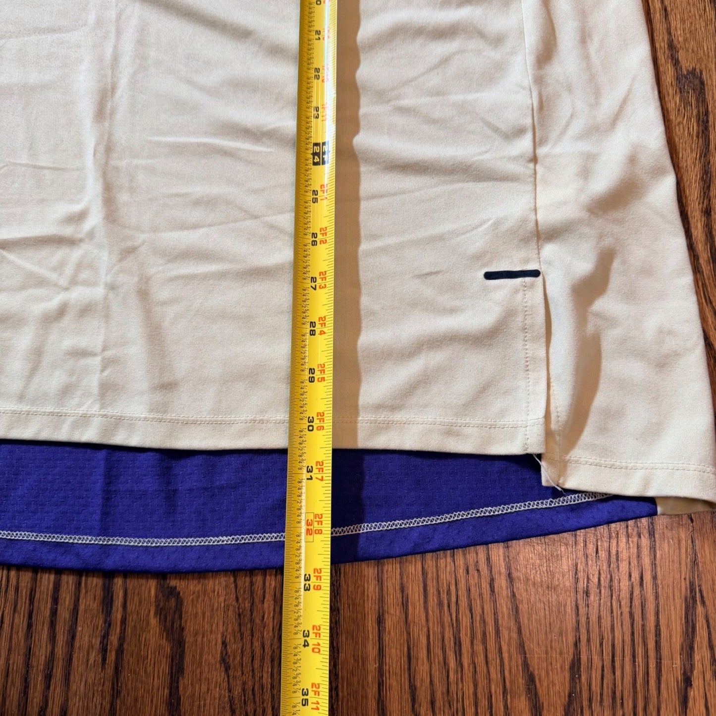 Nike Washington Huskies Dri-FIT Long Sleeve Training Shirt XL Gold Purple