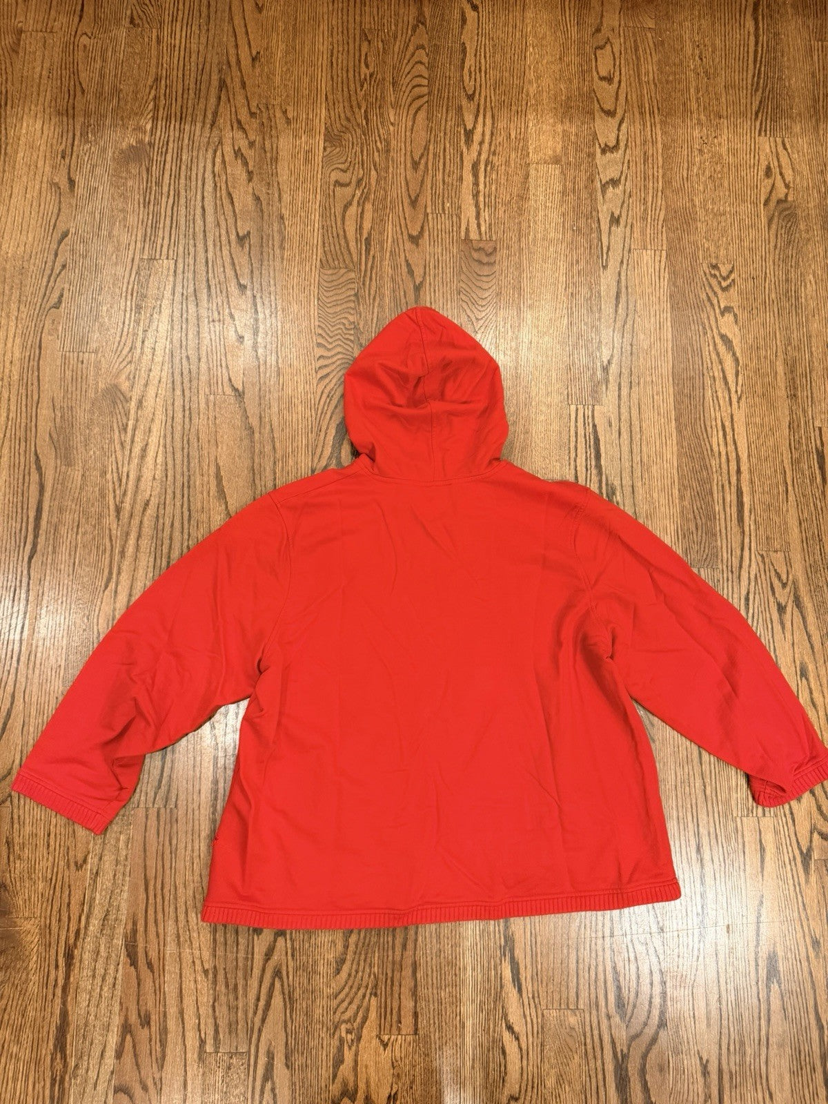 Lauren Jeans Co Ralph Lauren Sweater Womens Large Red Full Zip Hoodie XXXL