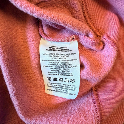 Nike Sportswear Funnel Neck Hoodie Fleece Pullover XS Pink