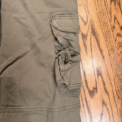 Wrangler Men's Stretch Taper Leg Regular Fit Cargo Pant Green 38x32