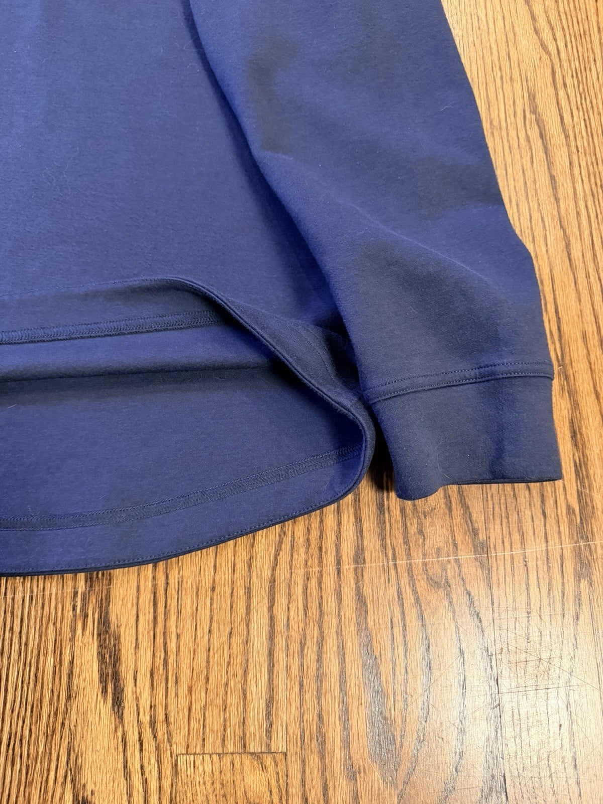 The North Face Mens XL Navy Blue 1/4 Zip Mock Neck Pullover Active Top jacket