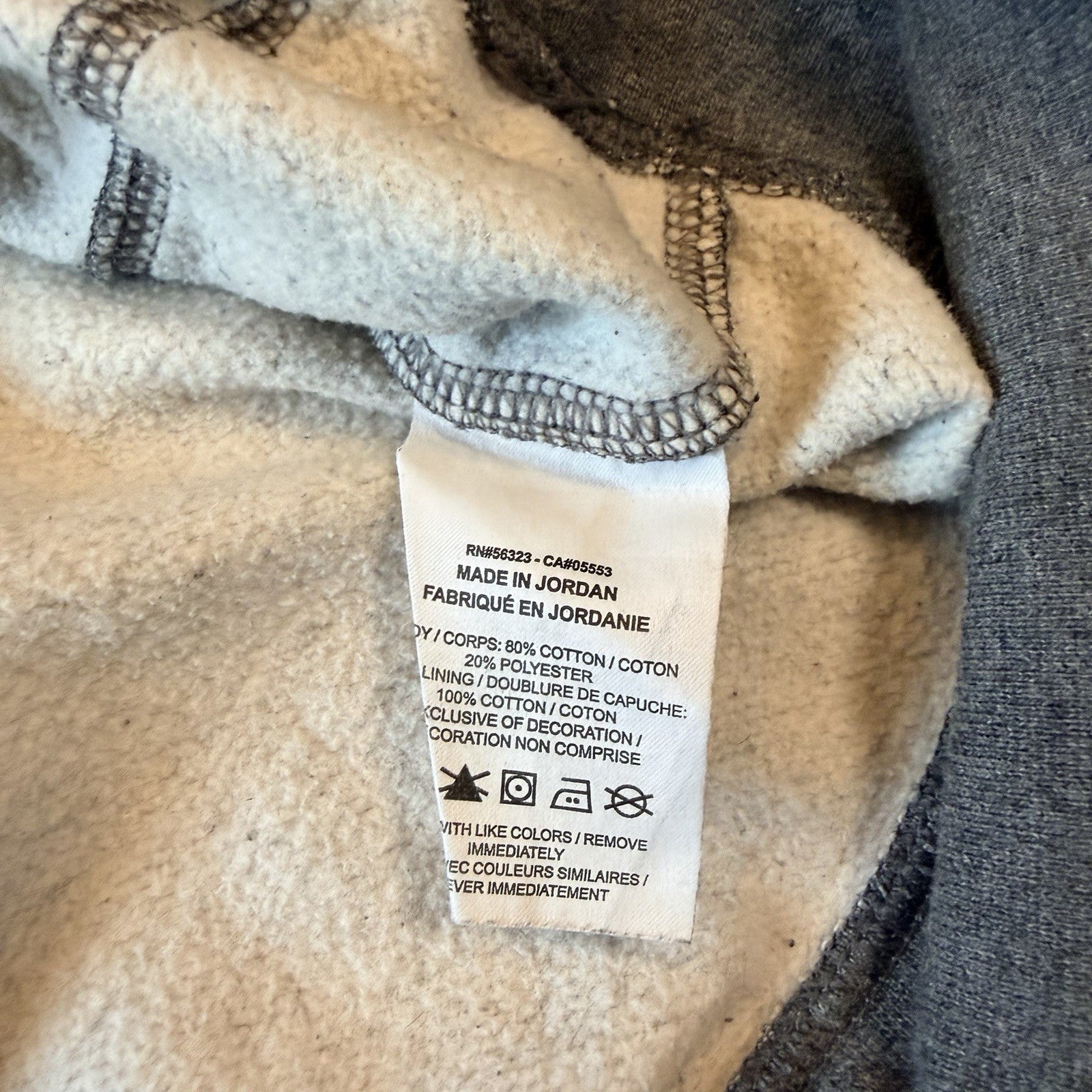 Nike Men's Club Charcoal Heather Fleece Pullover Hoodie BV2654-071 Size XXL
