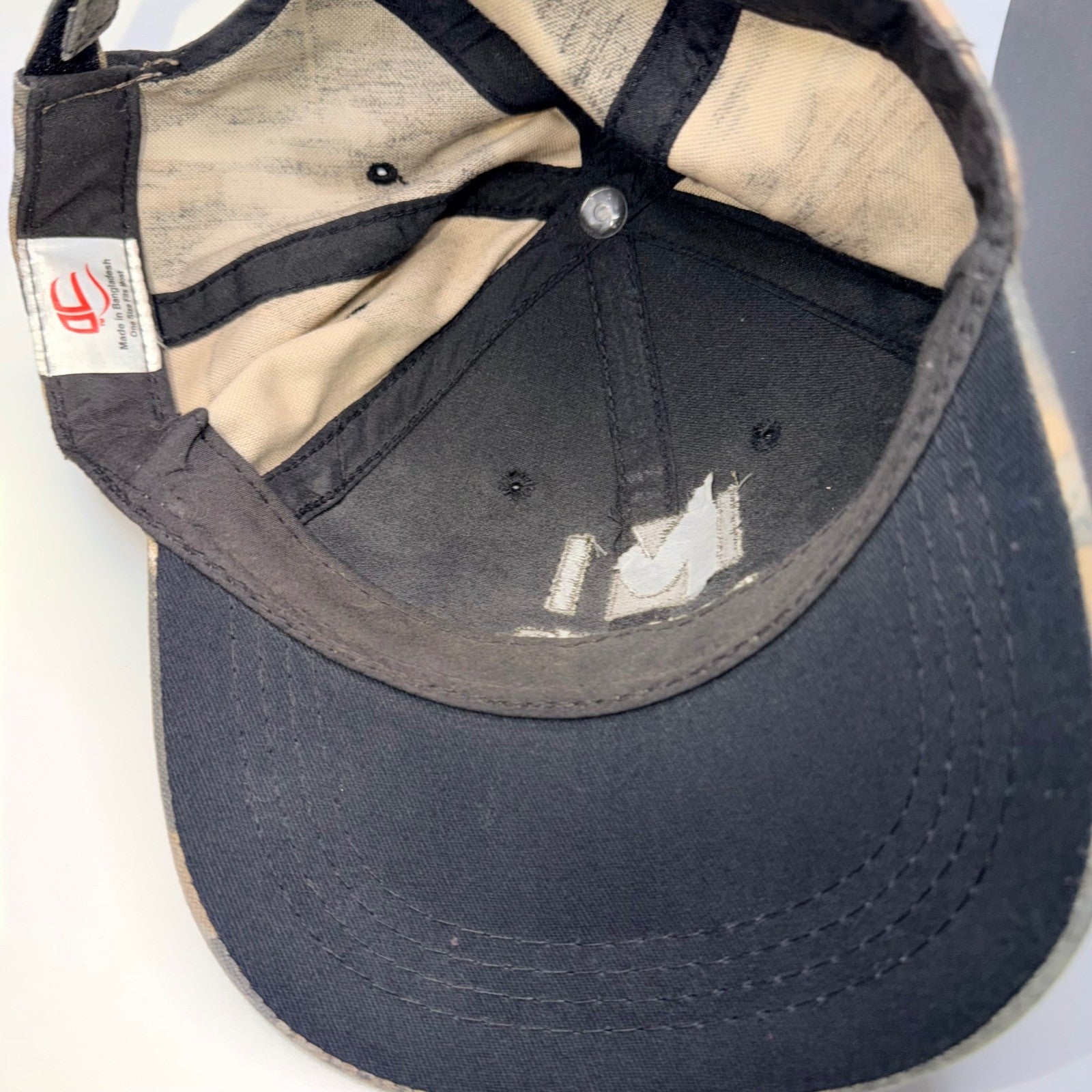 Miles Sand & Gravel Camouflage Snapback Hunting Hat OSFM Brown Green