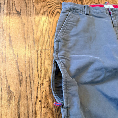 Vintage Dockers Relaxed Fit Chino Pants Side Zipper Pocket 34x30 Green