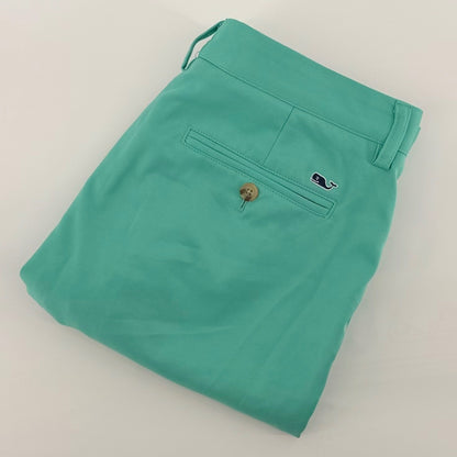 Vineyard Vines Links Short Mens 30 Performance Golf Short Seafoam Green 9 Inseam