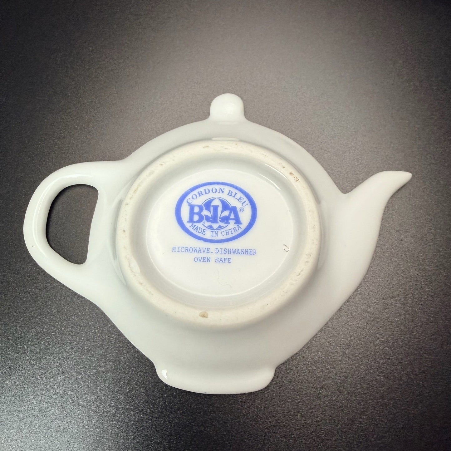 BIA Cordon Bleu Teapot Tea Bag Holders Set of 2 Floral White Porcelain One Size