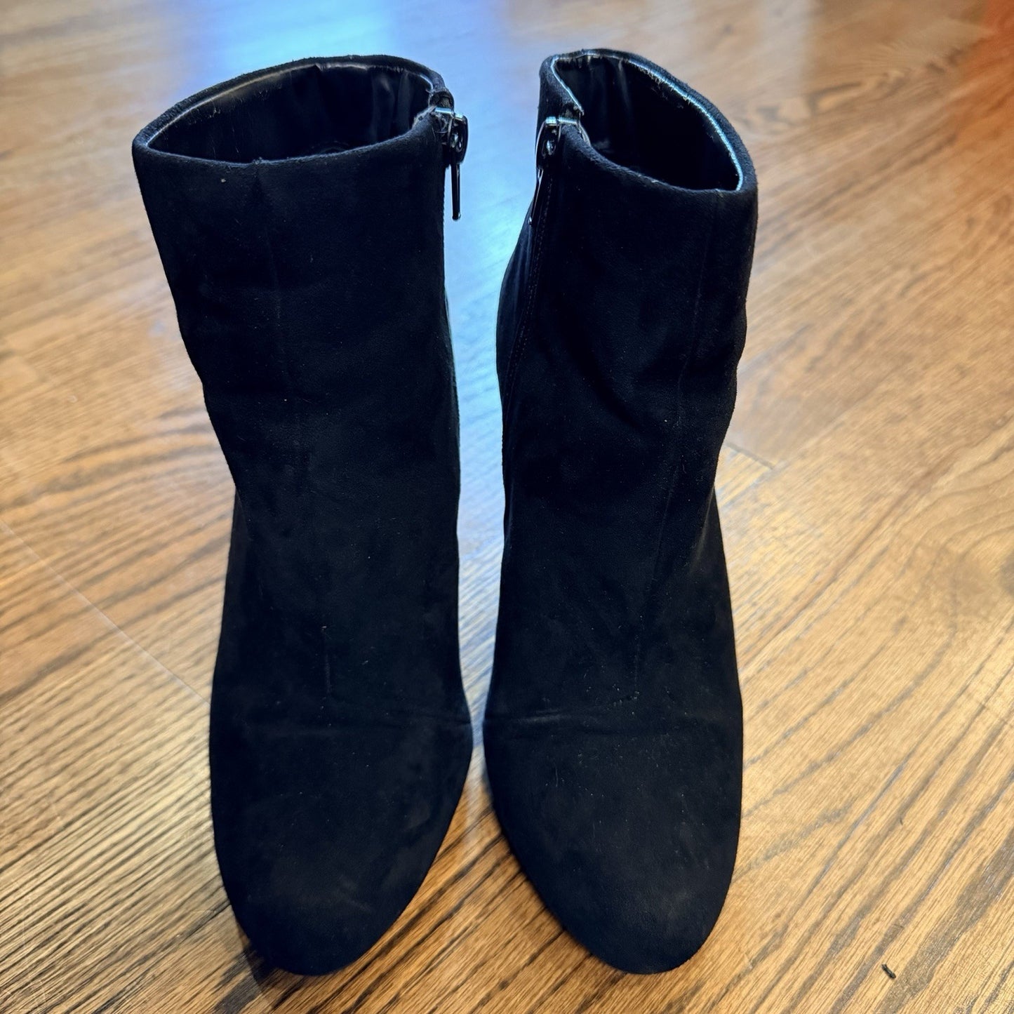 Forever 21 Stiletto 4” Heel Ankle Boots Booties Black size 7