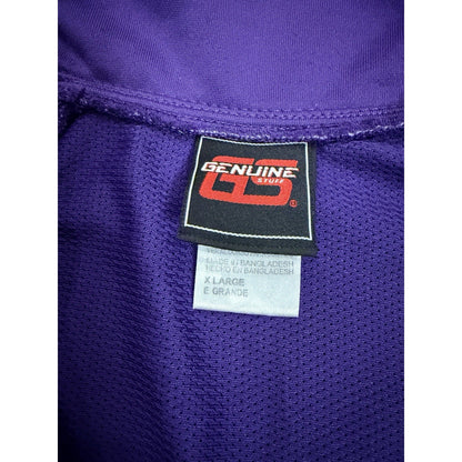 Genuine Stuff Washington Huskies Quarter Zip Pullover Jacket XL Purple NCAA