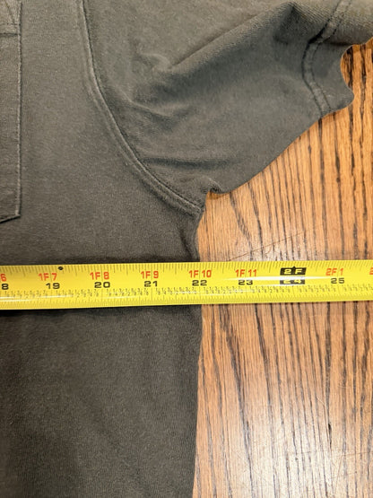Carhartt Shirt Mens XL Tan Pocket Loose Fit Workwear Short Sleeve Tee
