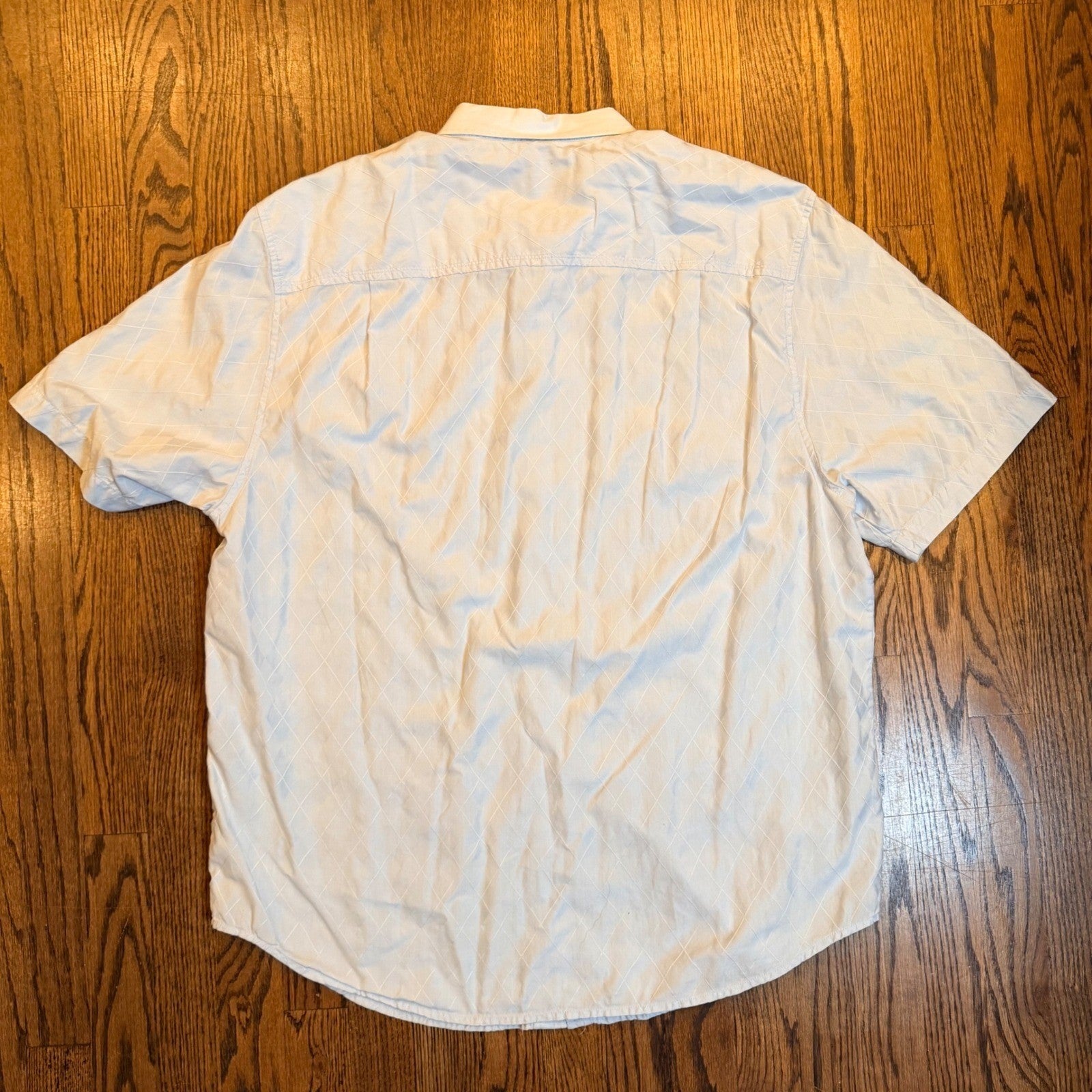 Tommy Bahama Short Sleeve Diamond Jacquard Blue XL 101-TD32993 Beach Spring